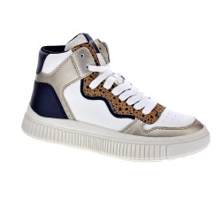 Zapatillas botas Geox zapatos Niña modelo Laquinny Beige  2