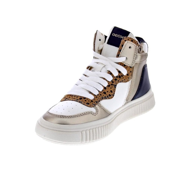 Zapatillas botas Geox zapatos Niña modelo Laquinny Beige 