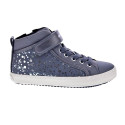 Zapatillas botas Geox zapatos Niña modelo Kalispera Gris 