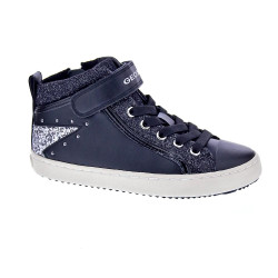 Zapatillas botas Geox zapatos Niña modelo Kalispera Negro  2