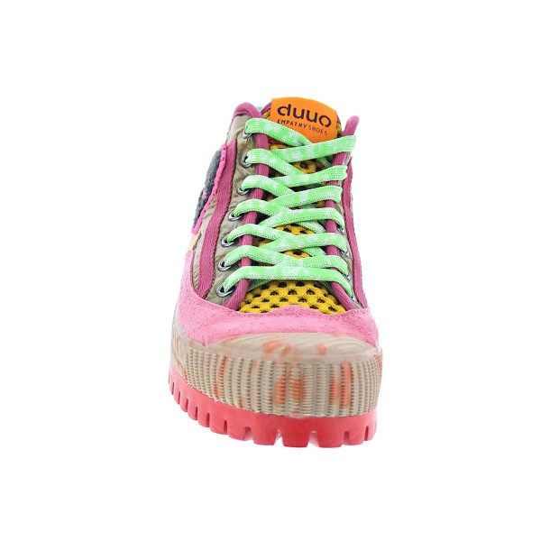 Zapatillas botas Duuo zapatos Mujer modelo Col Cover Folck PLus 84 Beige Cordón