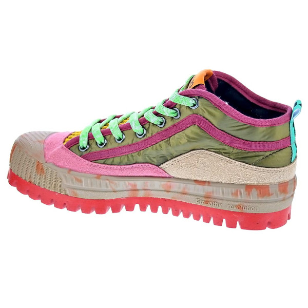 Zapatillas botas Duuo zapatos Mujer modelo Col Cover Folck PLus 84 Beige Cordón