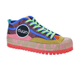 Zapatillas botas Duuo zapatos Mujer modelo Col Vover Folck PLus 84 Beige Cordón 2