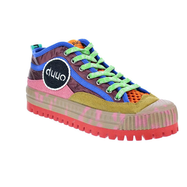 Zapatillas botas Duuo zapatos Mujer modelo Col Vover Folck PLus 84 Beige Cordón