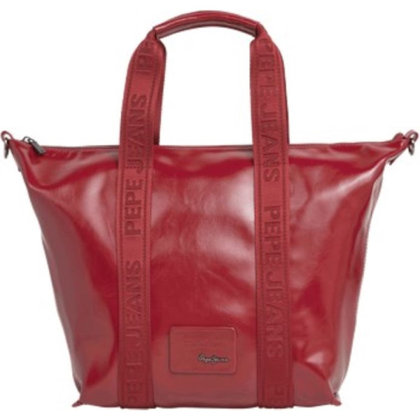 Zapatillas Pepe Jeans zapatos Mujer modelo Bolso Chelsea Glossy Rojo 