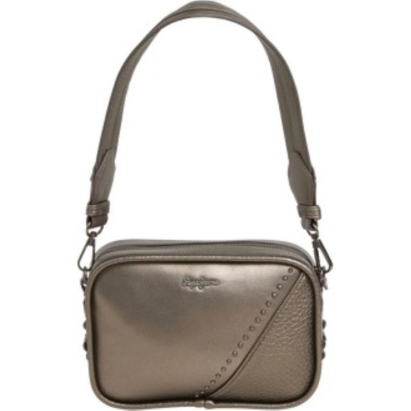 Zapatillas Pepe Jeans zapatos Mujer modelo Bolso Keyra Metallic Plata 