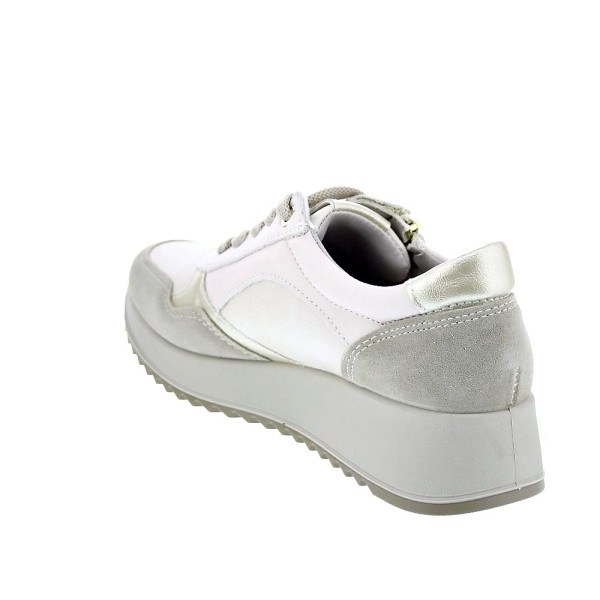 Zapatillas Imac zapatos Mujer modelo 858250 Beige Cordón