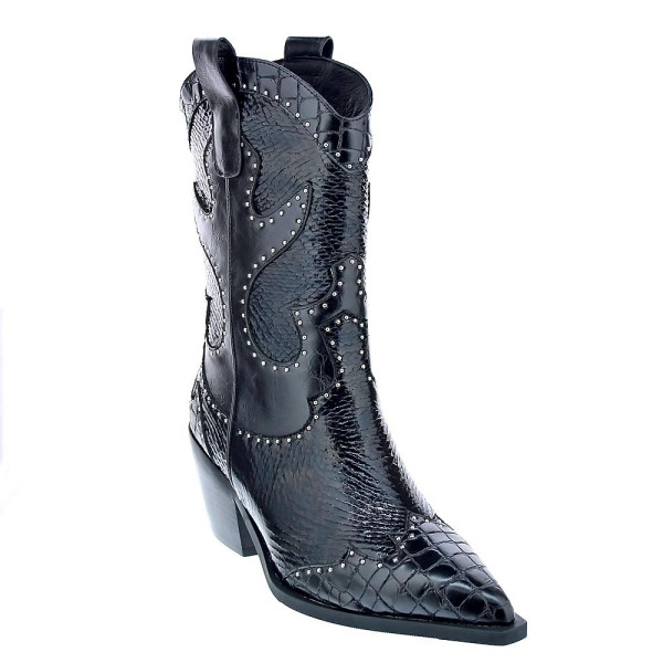 Botines Noa Harmon zapatos Mujer modelo Campera 09772 Negro Cremallera