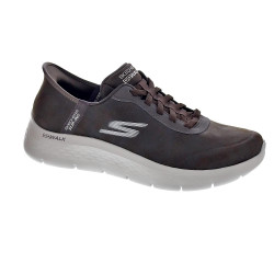 Zapatillas Skechers zapatos Hombre modelo Slip-ins Go Walk Marrón Elástico 2