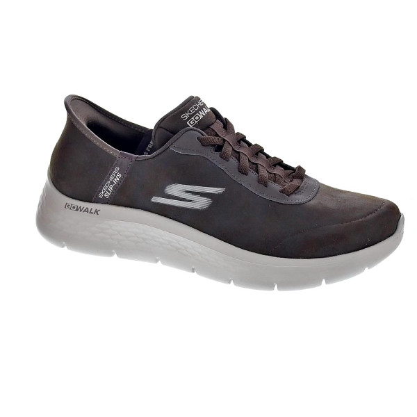 Zapatillas Skechers zapatos Hombre modelo Slip-ins Go Walk Marrón Elástico