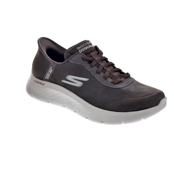 Zapatillas Skechers zapatos Hombre modelo Slip-ins Go Walk Marrón Elástico