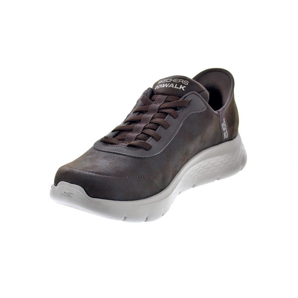 Zapatillas Skechers zapatos Hombre modelo Slip-ins Go Walk Marrón Elástico