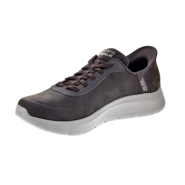 Zapatillas Skechers zapatos Hombre modelo Slip-ins Go Walk Marrón Elástico