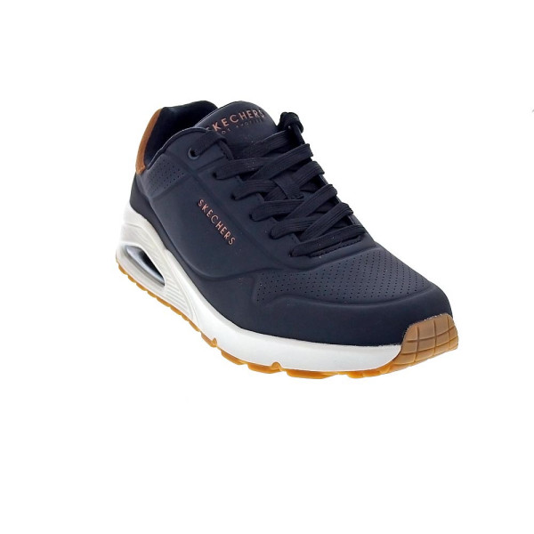 Zapatillas Skechers zapatos Hombre modelo Uno Suited On Air Negro 