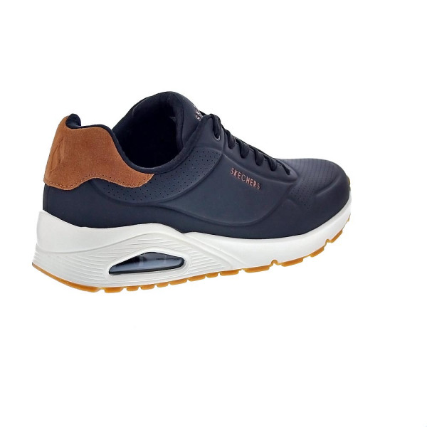 Zapatillas Skechers zapatos Hombre modelo Uno Suited On Air Negro 