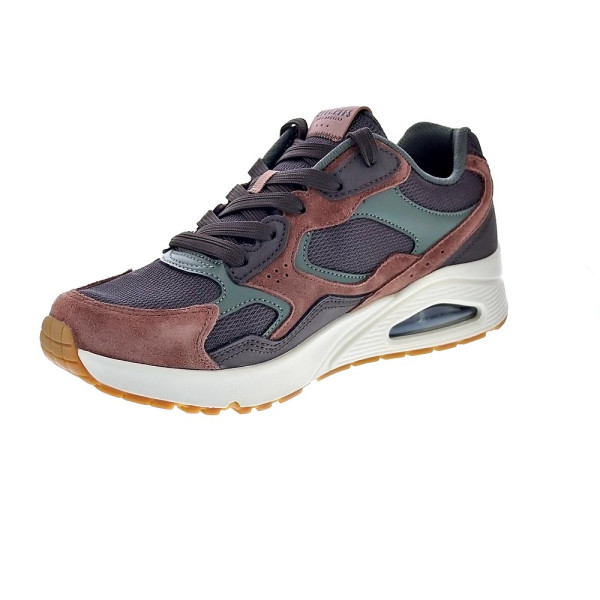 Zapatillas Skechers zapatos Hombre modelo Uno Living On Air Marrón Cordón
