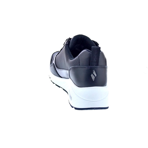 Zapatillas Skechers zapatos Mujer modelo Uno Metallic Sliders Negro Elástico