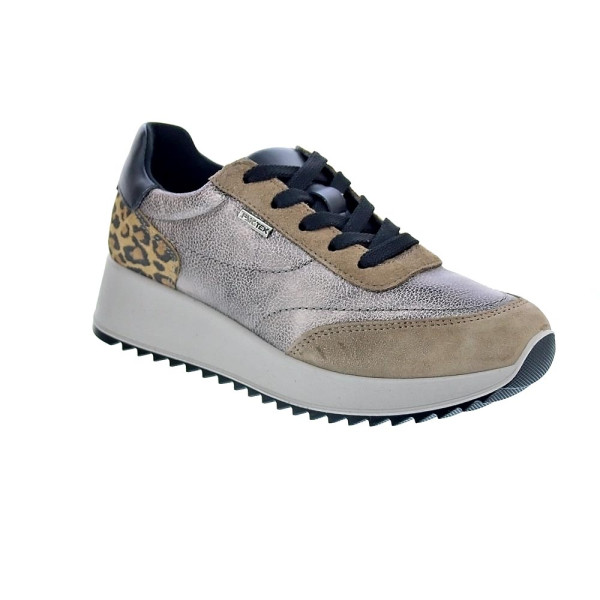 Zapatillas Imac zapatos Mujer modelo 858248 Beige Cordón