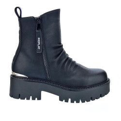 Botines Replay zapatos Mujer modelo Matt Block Negro Cremallera