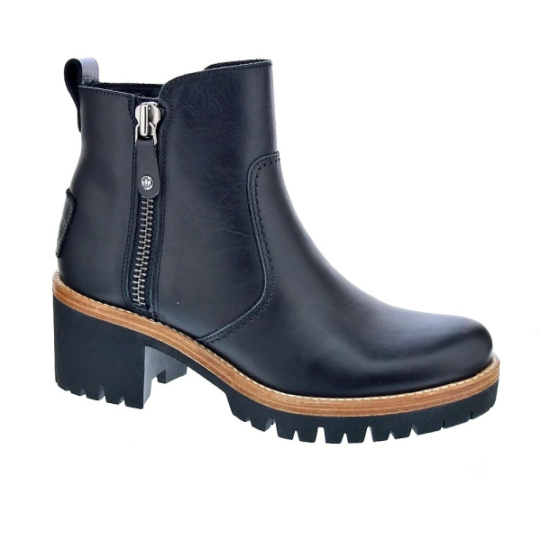 Botines Panama Jack zapatos Mujer modelo Pauline B11 Negro Cremallera