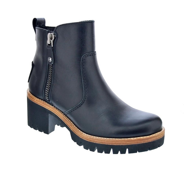 Botines Panama Jack zapatos Mujer modelo Pauline B11 Negro Cremallera