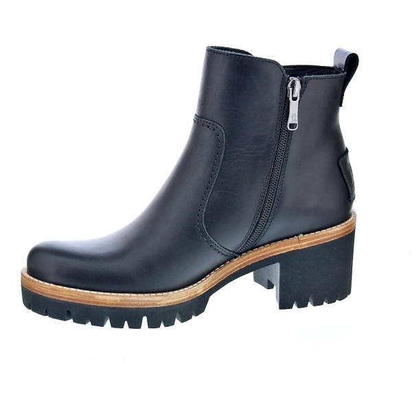 Botines Panama Jack zapatos Mujer modelo Pauline B11 Negro Cremallera