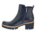 Botines Panama Jack zapatos Mujer modelo Pauline B11 Negro Cremallera