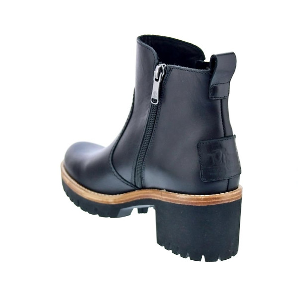 Botines Panama Jack zapatos Mujer modelo Pauline B11 Negro Cremallera