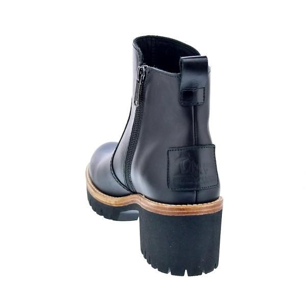 Botines Panama Jack zapatos Mujer modelo Pauline B11 Negro Cremallera