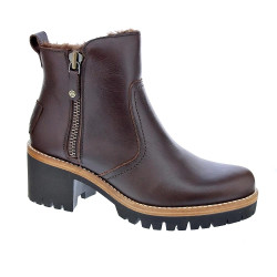 Botines Panama Jack zapatos Mujer modelo Pauline B15 Marrón Cremallera 2