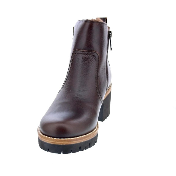 Botines Panama Jack zapatos Mujer modelo Pauline B15 Marrón Cremallera