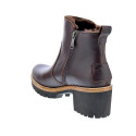 Botines Panama Jack zapatos Mujer modelo Pauline B15 Marrón Cremallera