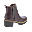 Botines Panama Jack zapatos Mujer modelo Pauline B15 Marrón Cremallera
