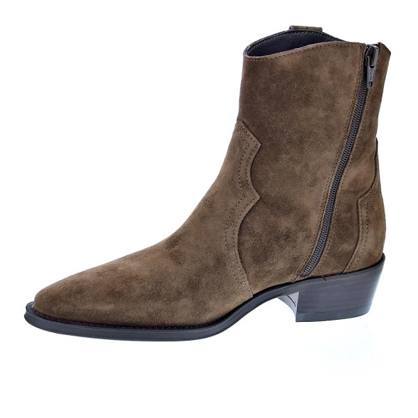 Botines Alpe zapatos Mujer modelo Camperos 25481133 Marrón Cremallera