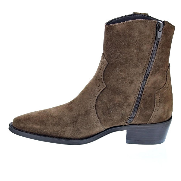 Botines Alpe zapatos Mujer modelo Camperos 25481133 Marrón Cremallera