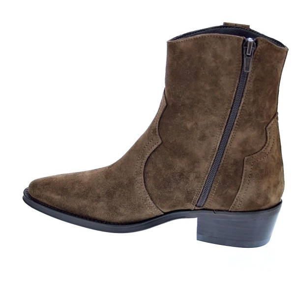 Botines Alpe zapatos Mujer modelo Camperos 25481133 Marrón Cremallera