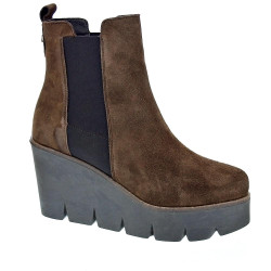 Botines Alpe zapatos Mujer modelo 45491133 Marrón Elástico 2