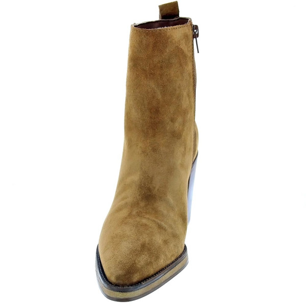 Botines Alpe zapatos Mujer modelo 52211101 Marrón Cremallera