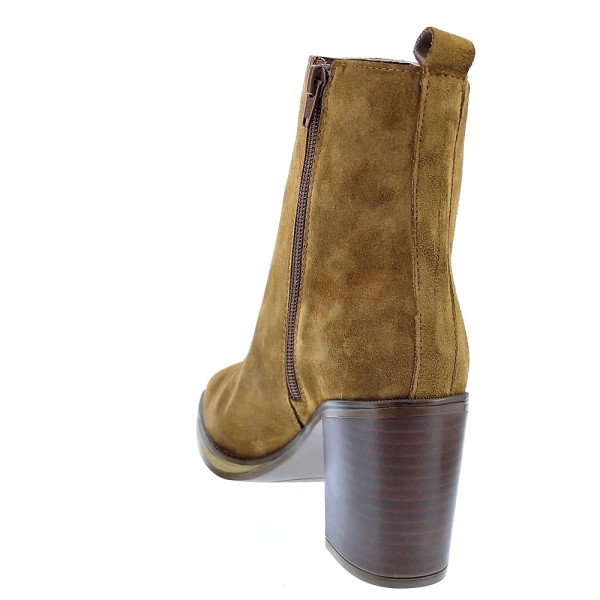 Botines Alpe zapatos Mujer modelo 52211101 Marrón Cremallera