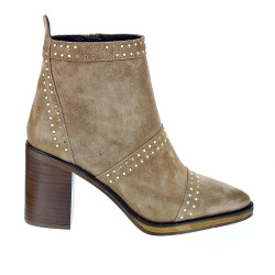 Botines Alpe zapatos Mujer modelo 54491109 Beige Cremallera