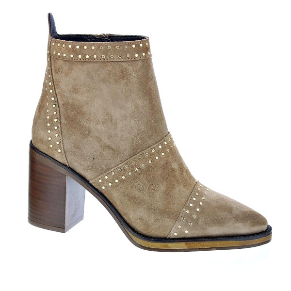 Botines Alpe zapatos Mujer modelo 54491109 Beige Cremallera