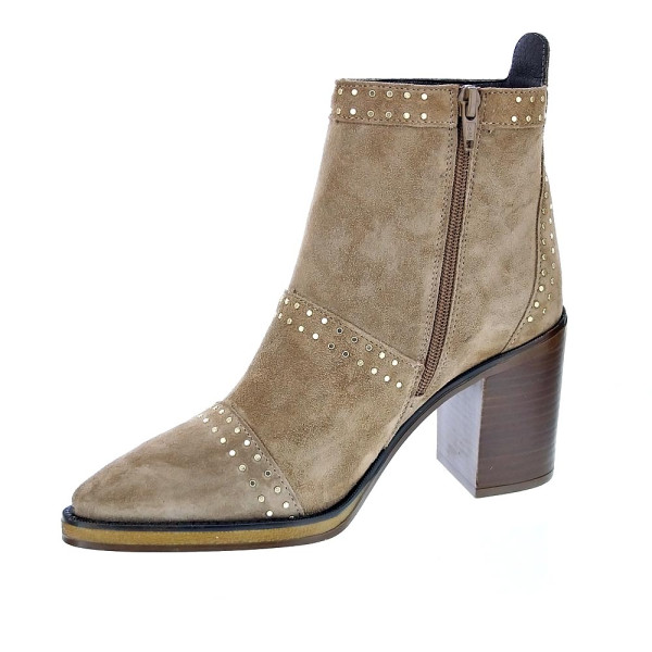 Botines Alpe zapatos Mujer modelo 54491109 Beige Cremallera