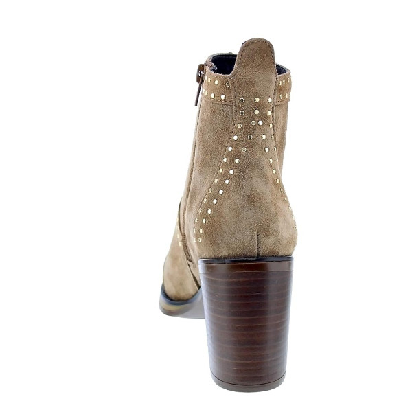 Botines Alpe zapatos Mujer modelo 54491109 Beige Cremallera