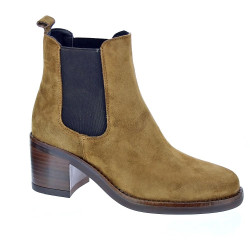 Botines Alpe zapatos Mujer modelo 55311101 Marrón Elástico 2