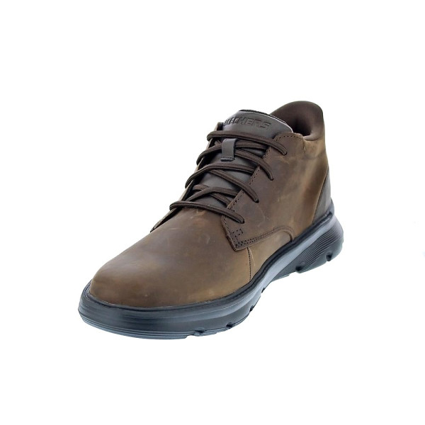 Botines Skechers zapatos Hombre modelo Arch Fit Garza Marrón 
