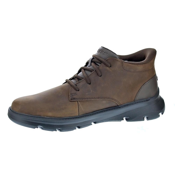 Botines Skechers zapatos Hombre modelo Arch Fit Garza Marrón 