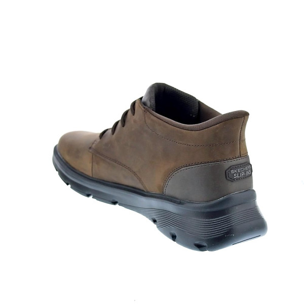 Botines Skechers zapatos Hombre modelo Arch Fit Garza Marrón 