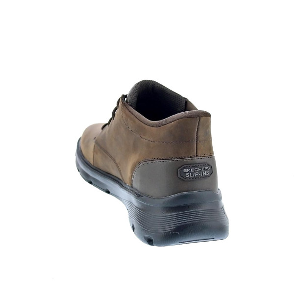 Botines Skechers zapatos Hombre modelo Arch Fit Garza Marrón 