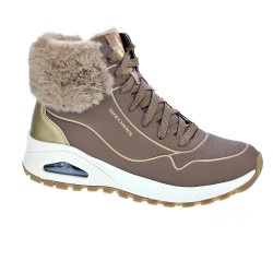 Botines Skechers zapatos Mujer modelo Uno Rugged Marrón  2