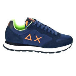 Zapatillas Sun68 AX zapatos Hombre modelo Tom Fluo Azul Cordón